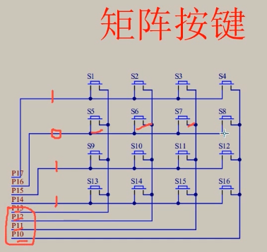 矩阵按键